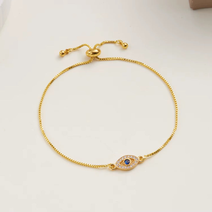 Ethereal Eye Zircon Bracelet
