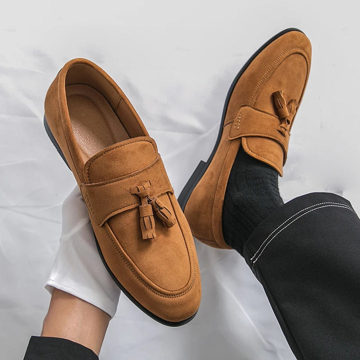 Cambridge Suede Tassel Loafer