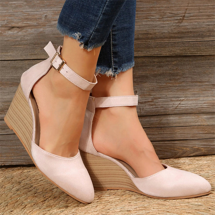 Seraphina Suede Wedge Heel