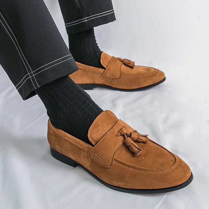 Cambridge Suede Tassel Loafer