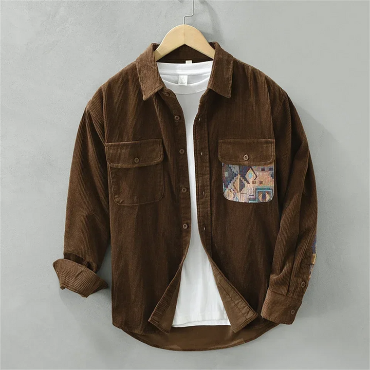 Patch-Theory Corduroy Shirt