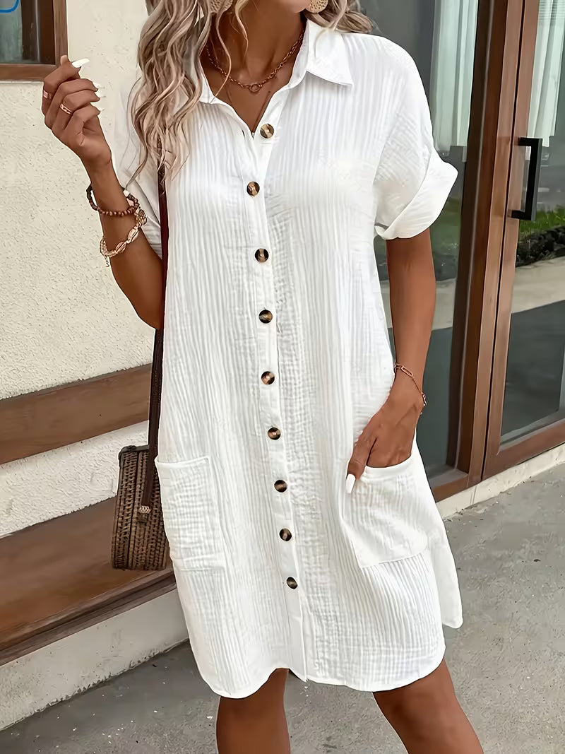 Sunday Button Dress