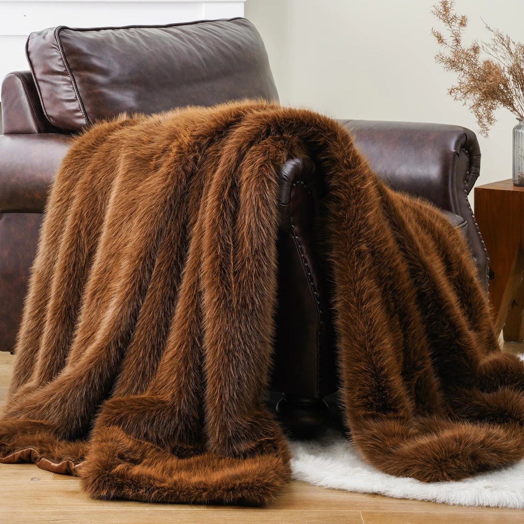 Haven Faux Fur Throw Blanket