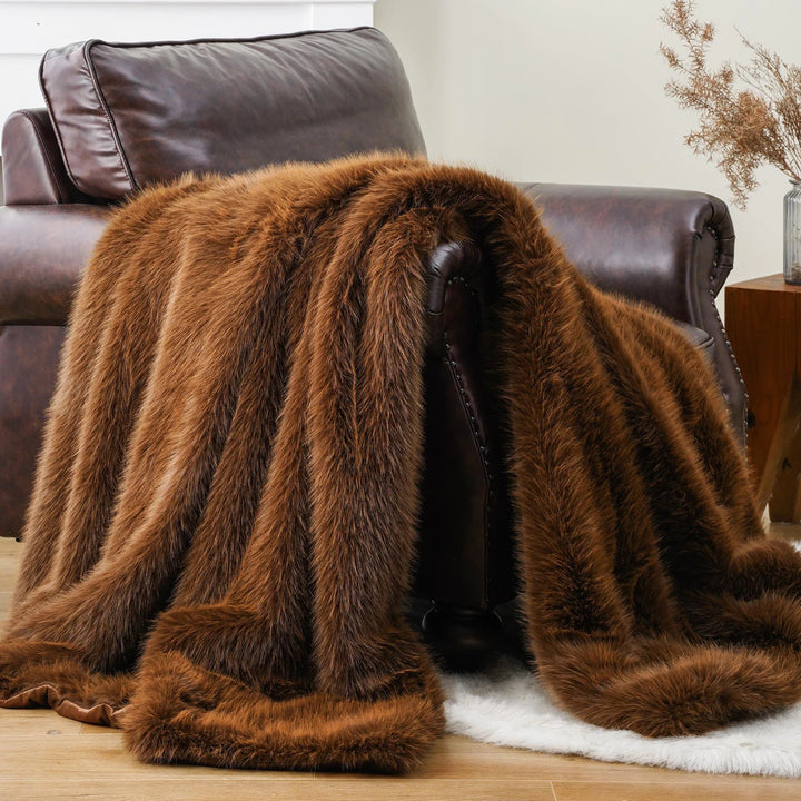 Haven Faux Fur Throw Blanket