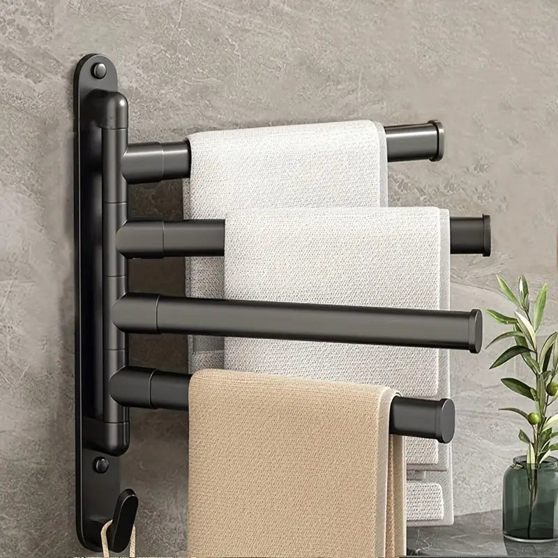 Modern Swivel Arm Bathroom Rack