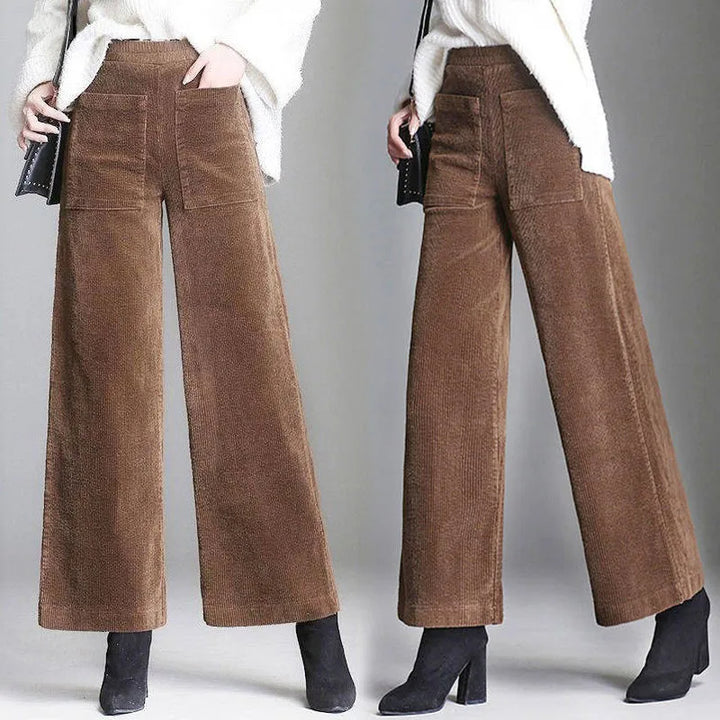 Corduroy Couture High-Waisted Trouser