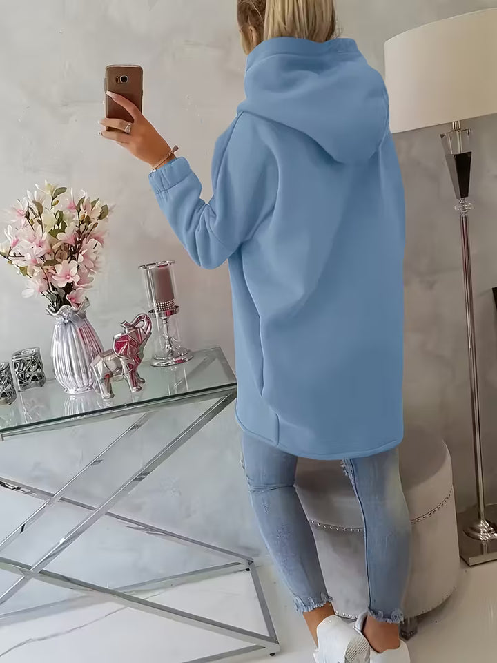 Asymmetrical Zip Hoodie