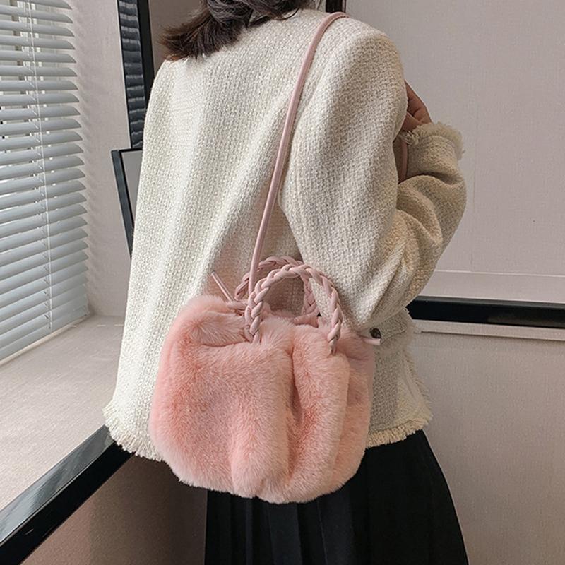 Pomme Plush Crossbody Bag