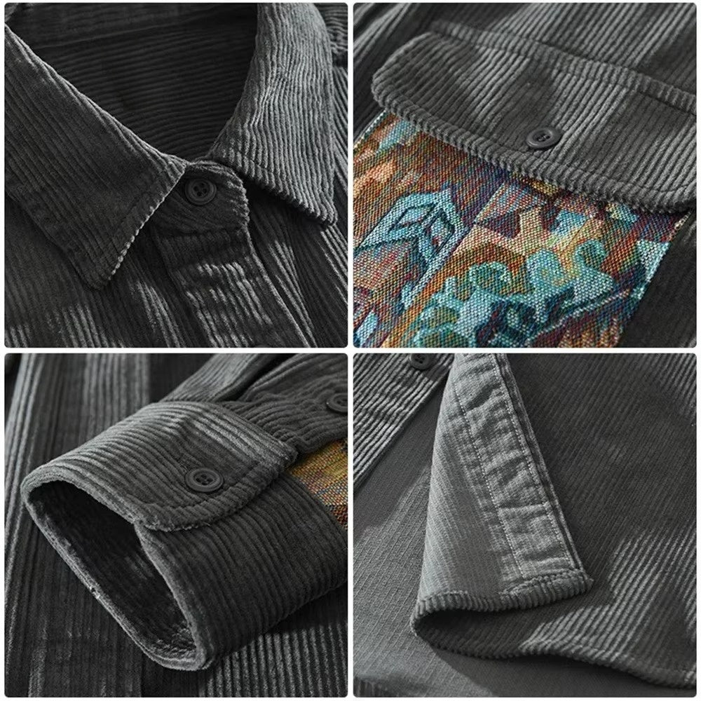 Patch-Theory Corduroy Shirt