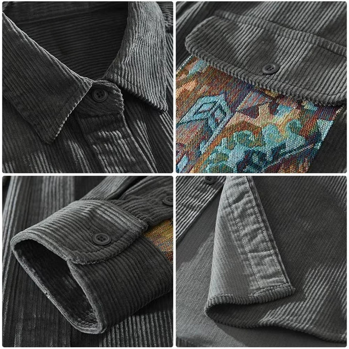 Patch-Theory Corduroy Shirt