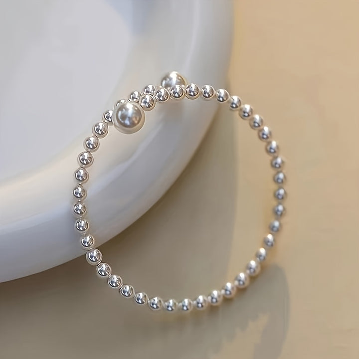 Halo Pearl Bracelet