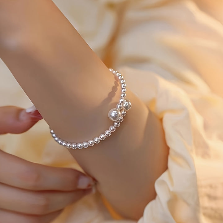 Halo Pearl Bracelet
