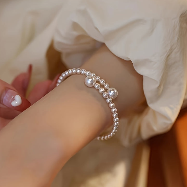 Halo Pearl Bracelet