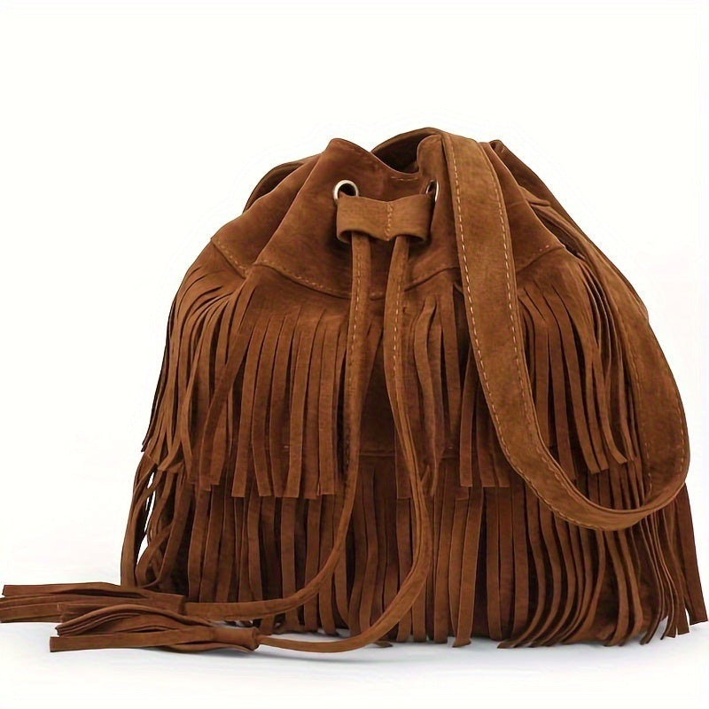 Canyon Fringe Bucket Bag