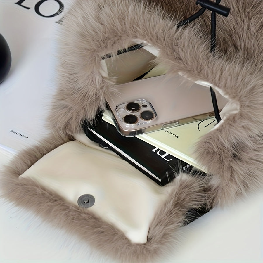 Plush Theory Faux Fur Backpack