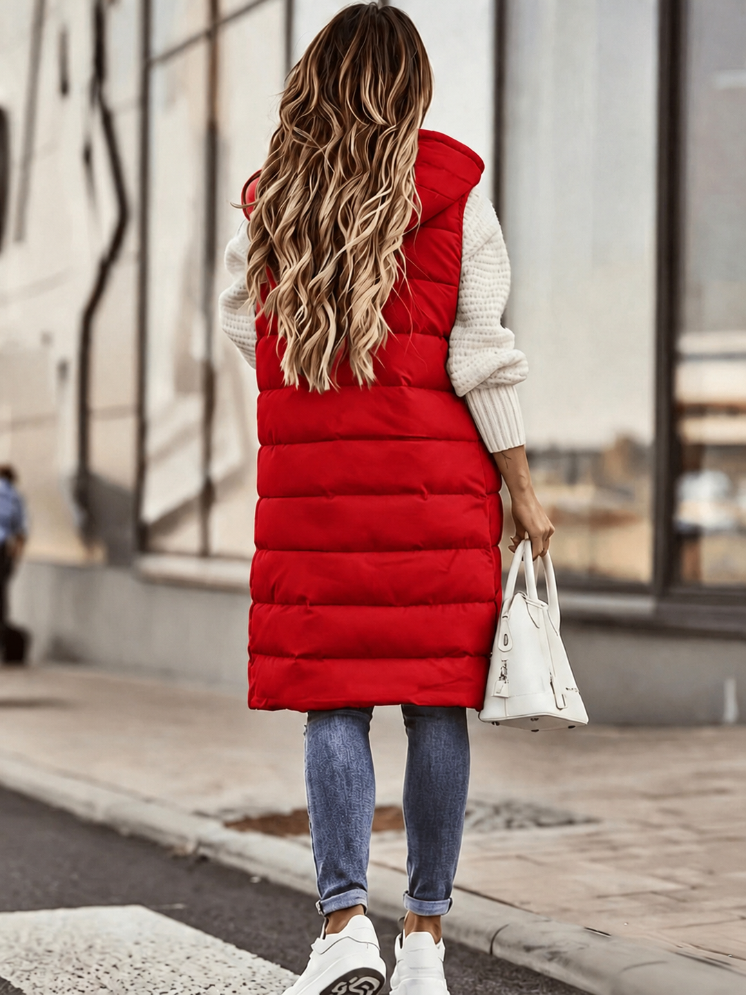 Ellis Longline Puffer Vest