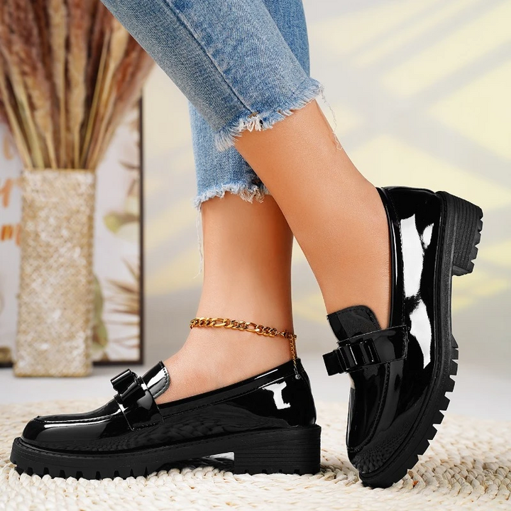 Bravado Patent Leather Bow Loafer