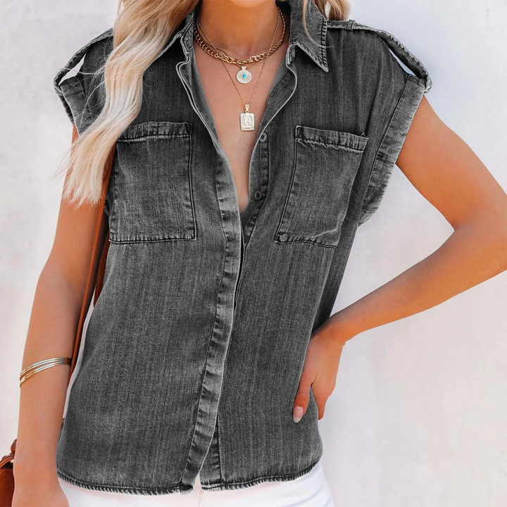 Delphine Denim Vest