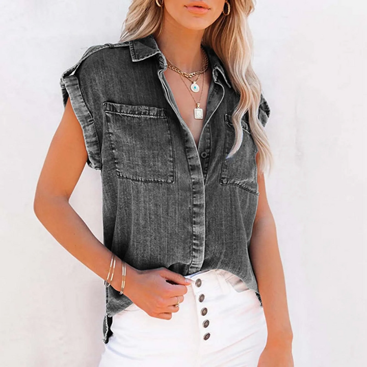 Delphine Denim Vest