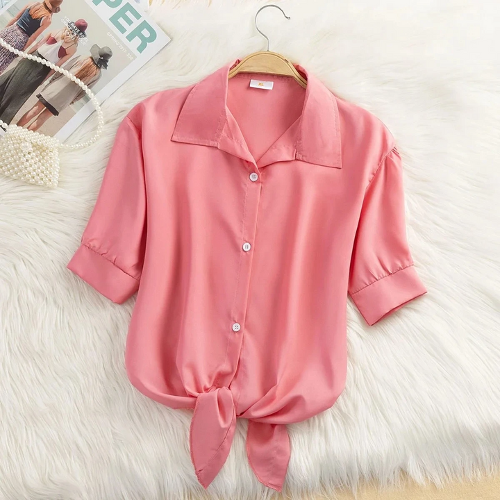 Muse Tie-Off Blouse