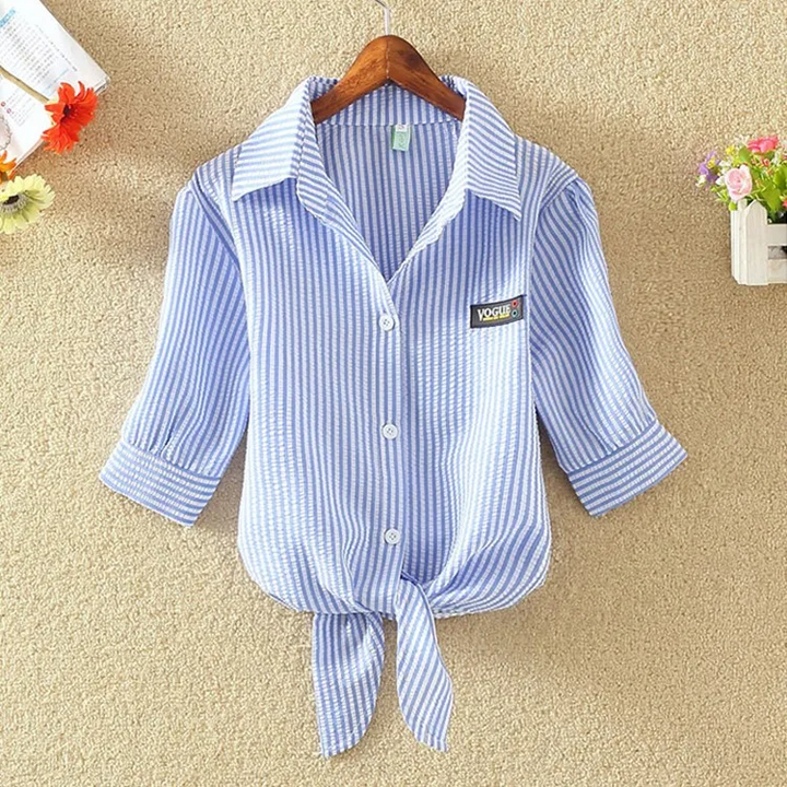 Muse Tie-Off Blouse