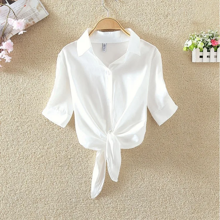 Muse Tie-Off Blouse