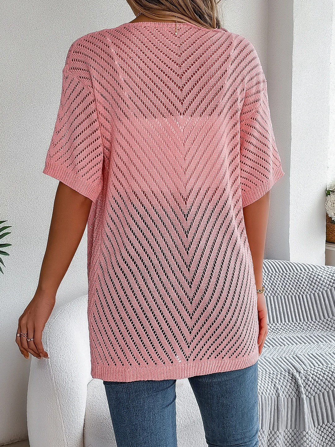 Breeze Chevron Knit Cardigan