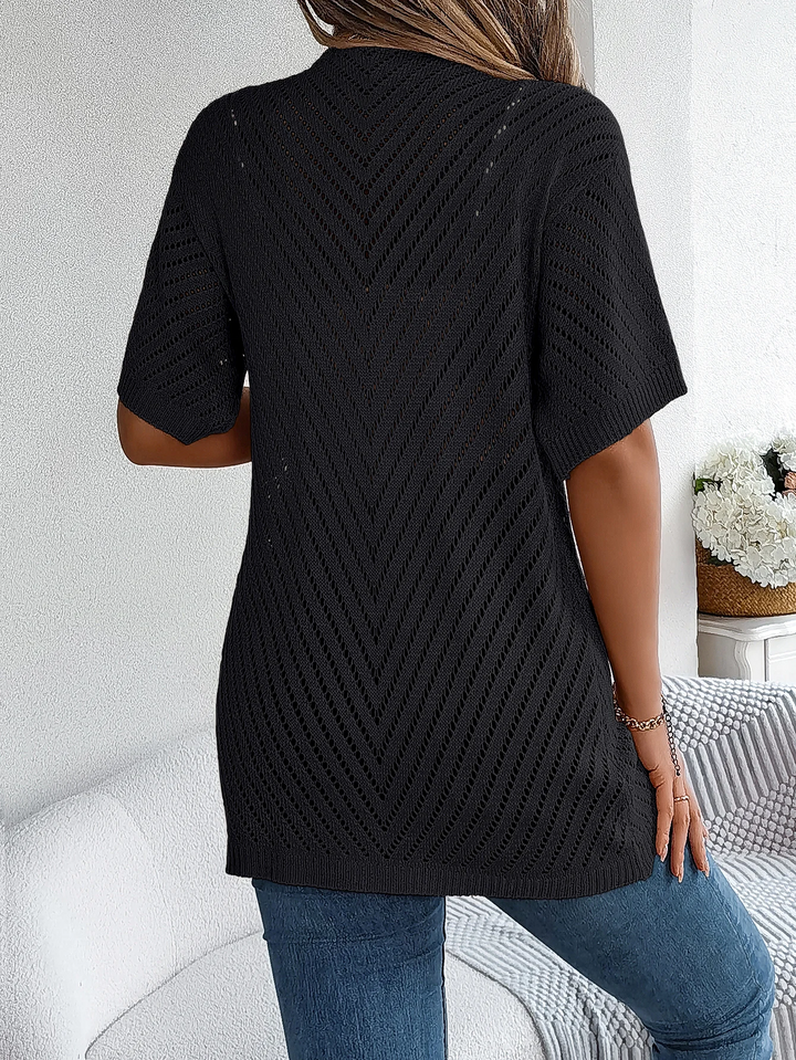 Breeze Chevron Knit Cardigan