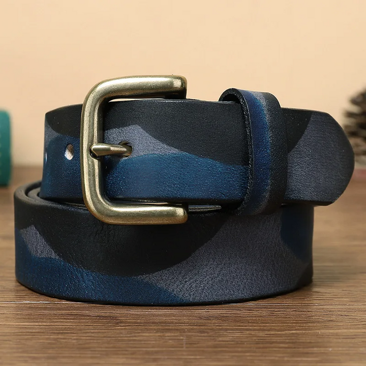 Recon Camo Leather Belt