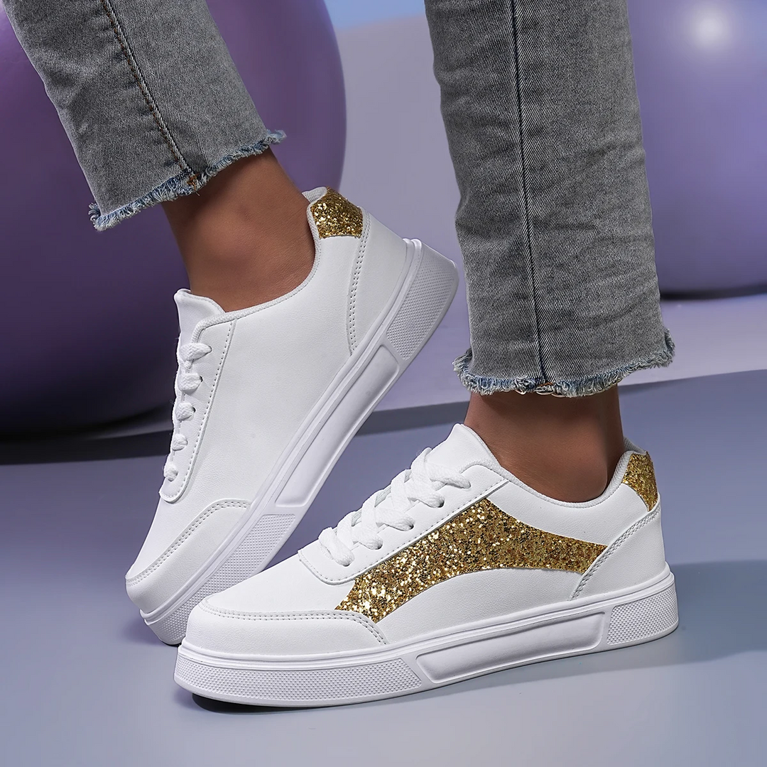 Halo Accented Panel Sneaker