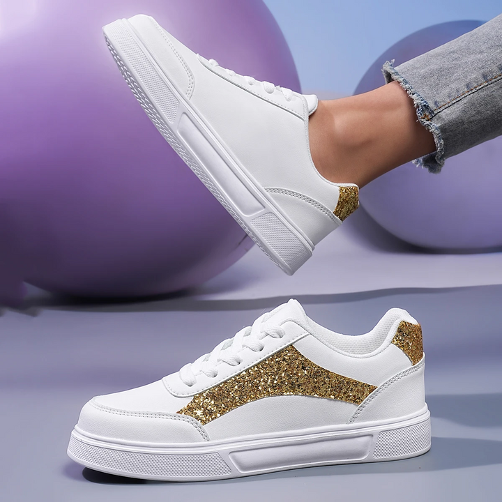 Halo Accented Panel Sneaker