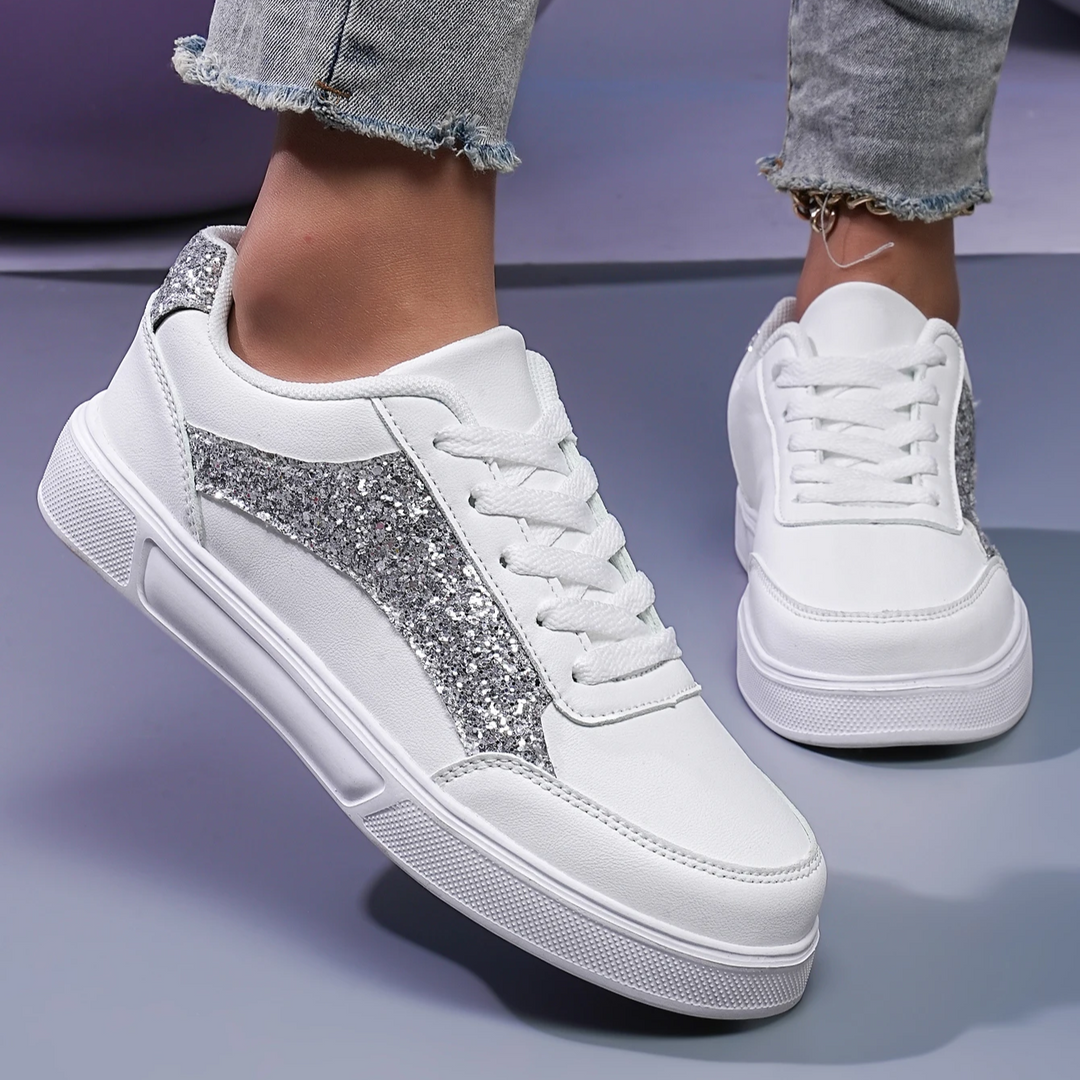 Halo Accented Panel Sneaker