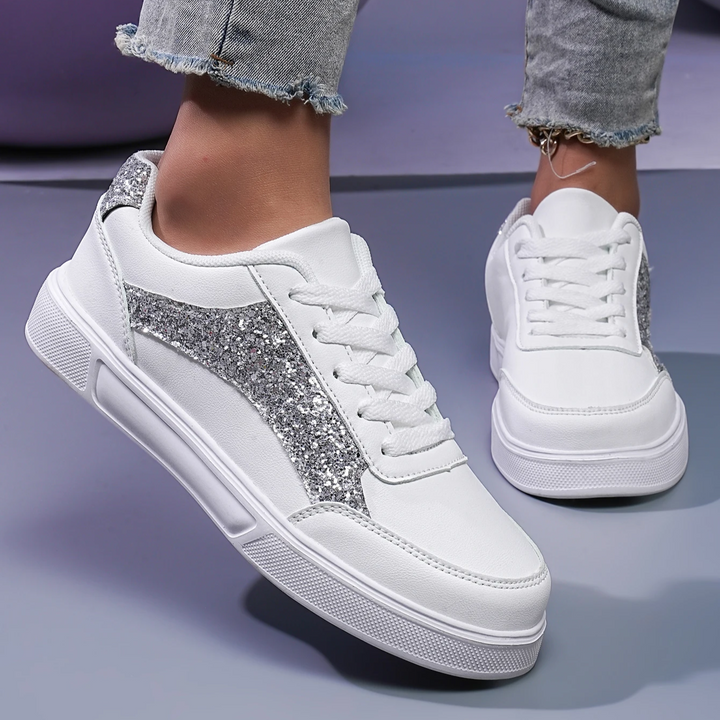 Halo Accented Panel Sneaker