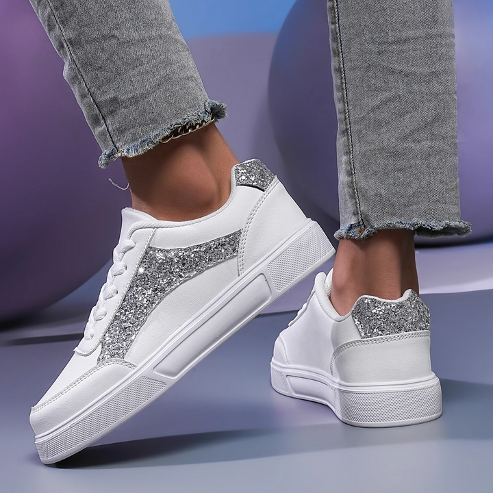Halo Accented Panel Sneaker
