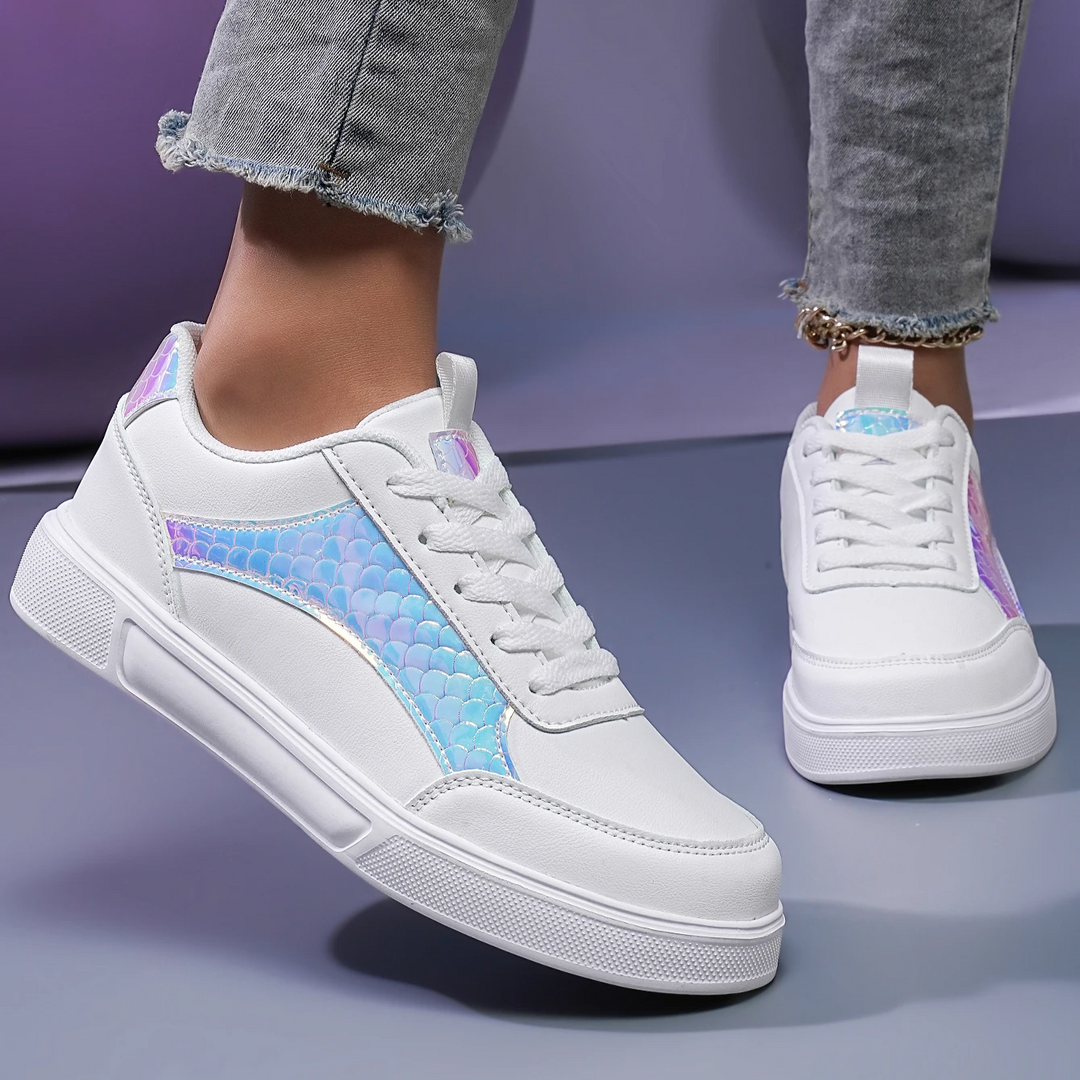 Halo Accented Panel Sneaker