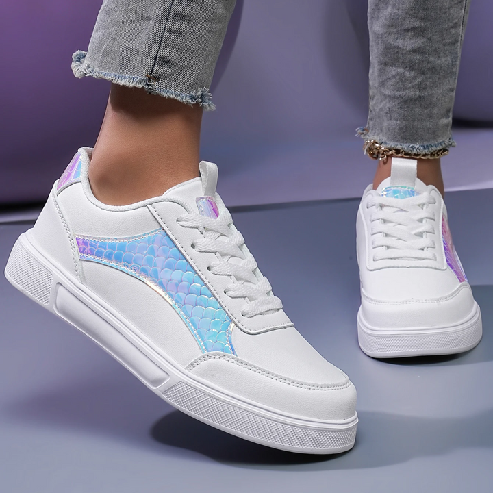 Halo Accented Panel Sneaker