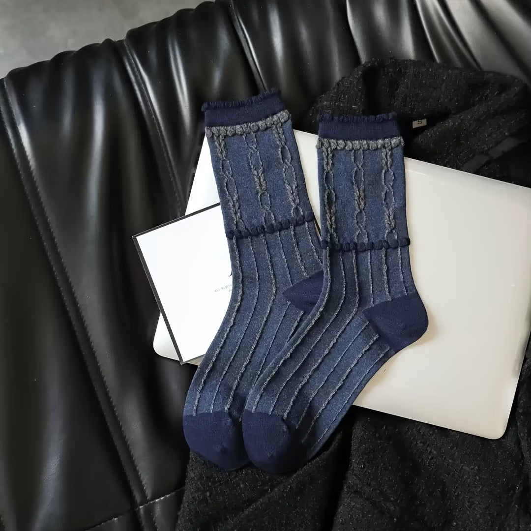 Denim Edit Sock Set