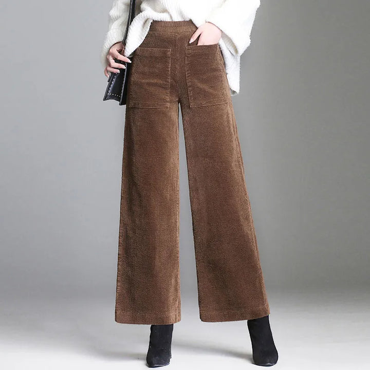 Corduroy Couture High-Waisted Trouser