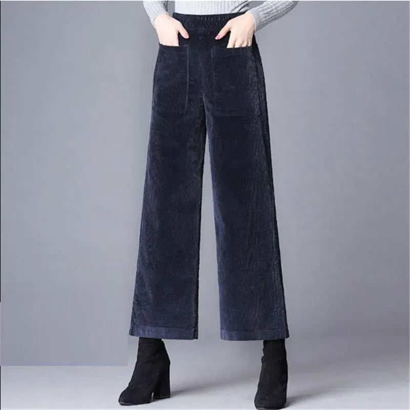 Corduroy Couture High-Waisted Trouser