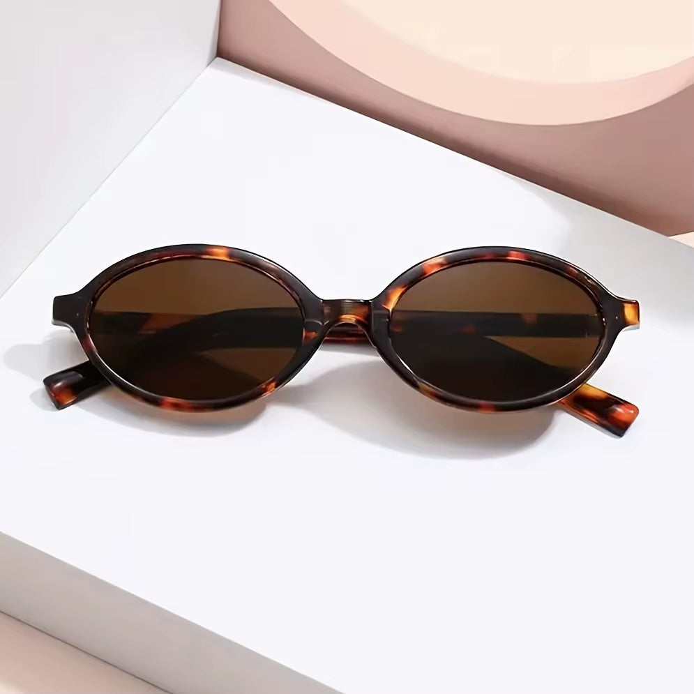 Demi Retro Oval Sunglasses