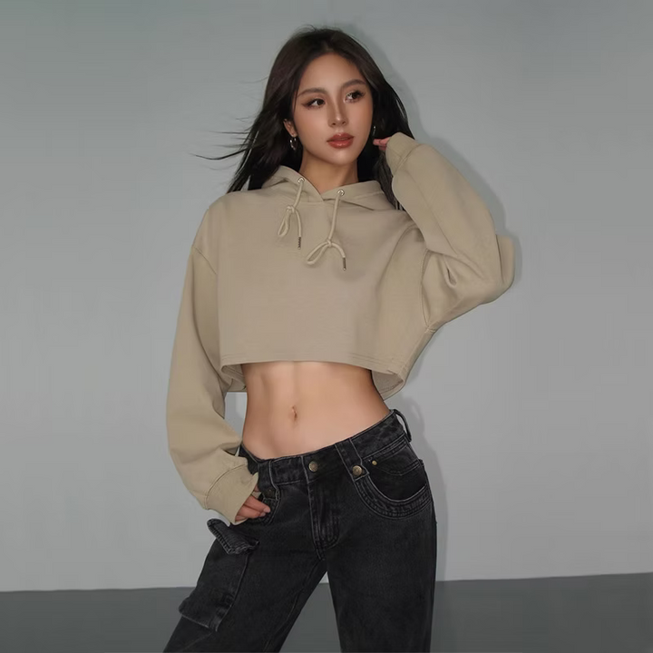 Talia Cropped Hoodie