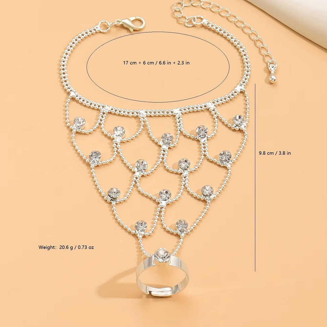 Cascade Mesh Hand Chain