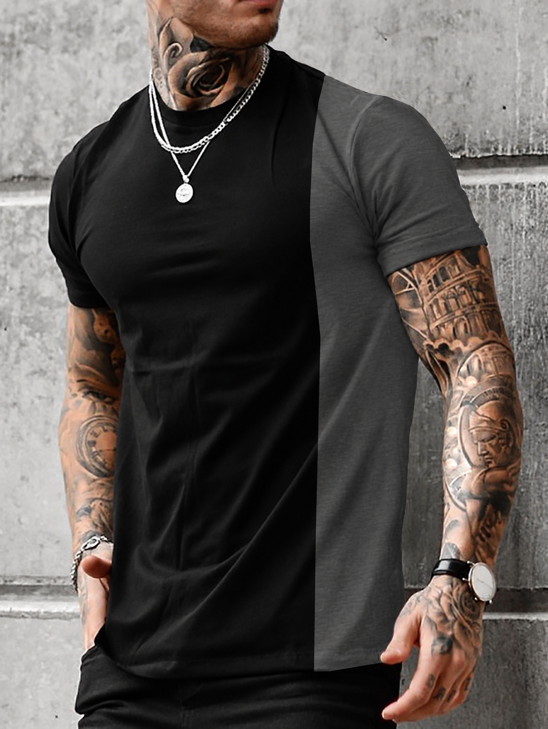 Offset Panel Tee