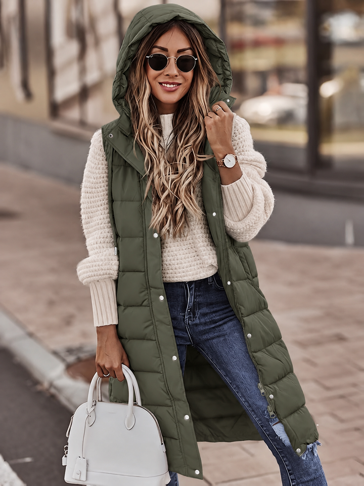 Ellis Longline Puffer Vest