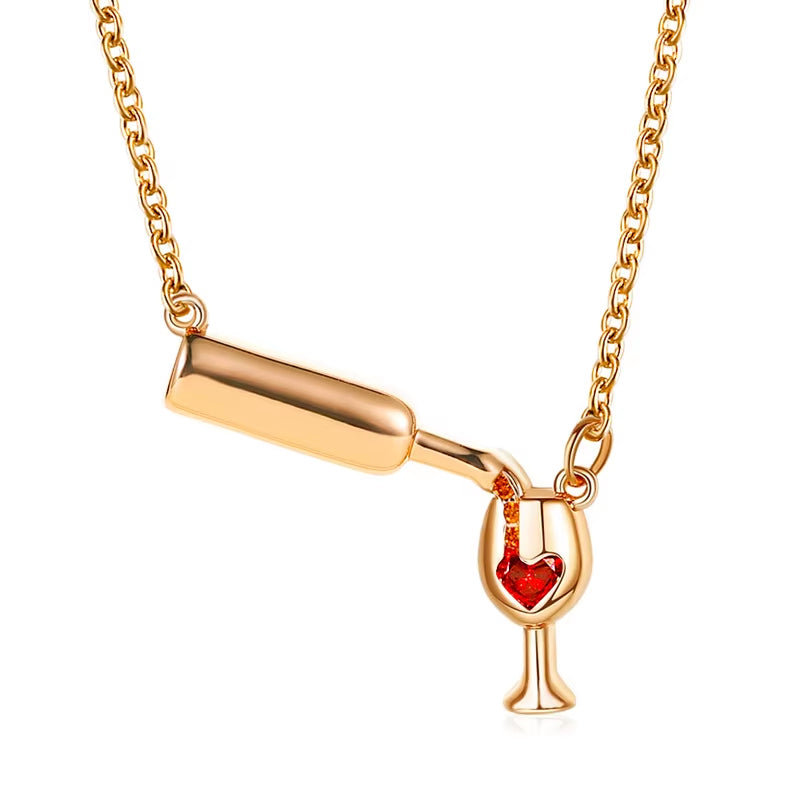 Merlot Muse Pendant Necklace