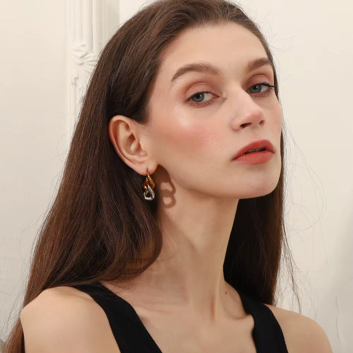 Aria Chain Link Earrings