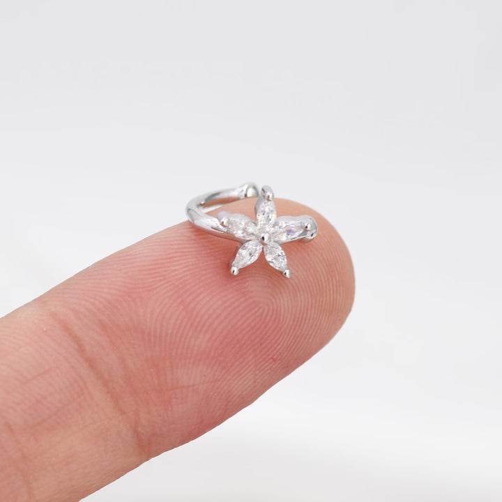 Starflower Zircon Ear Cuff