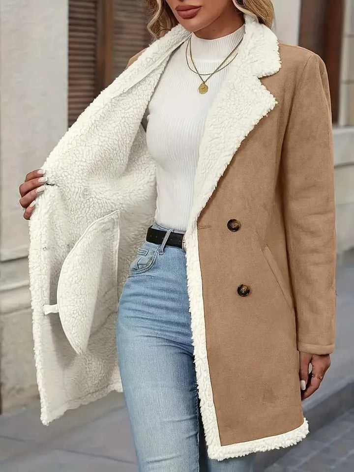 Berkshire Sherpa Suede Coat