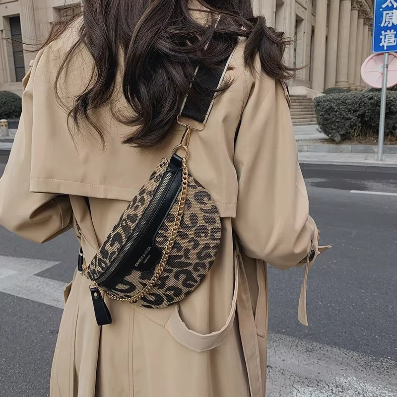 Jacquard Muse Chain Belt Bag