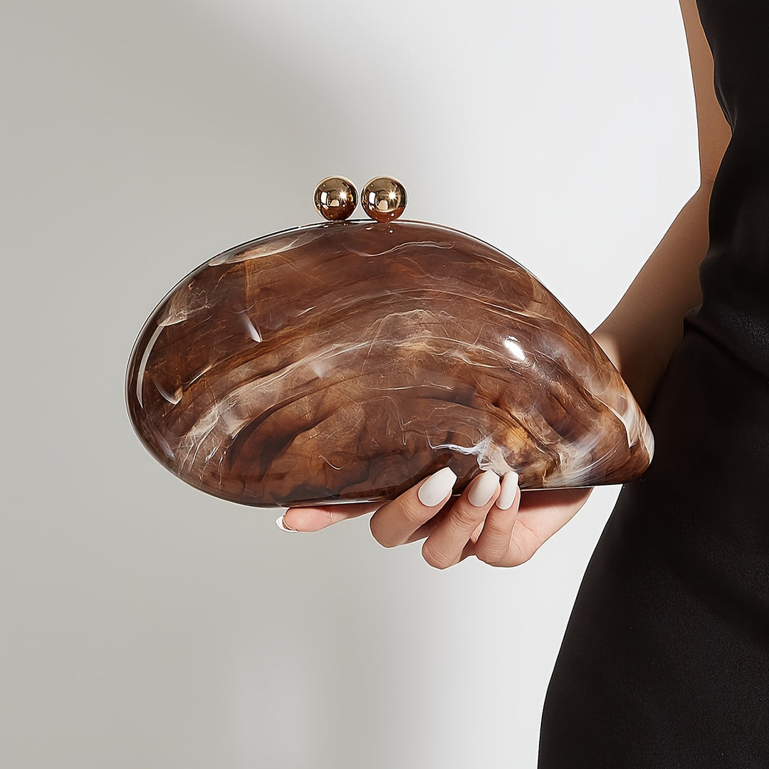 Marblea Acrylic Clutch Bag